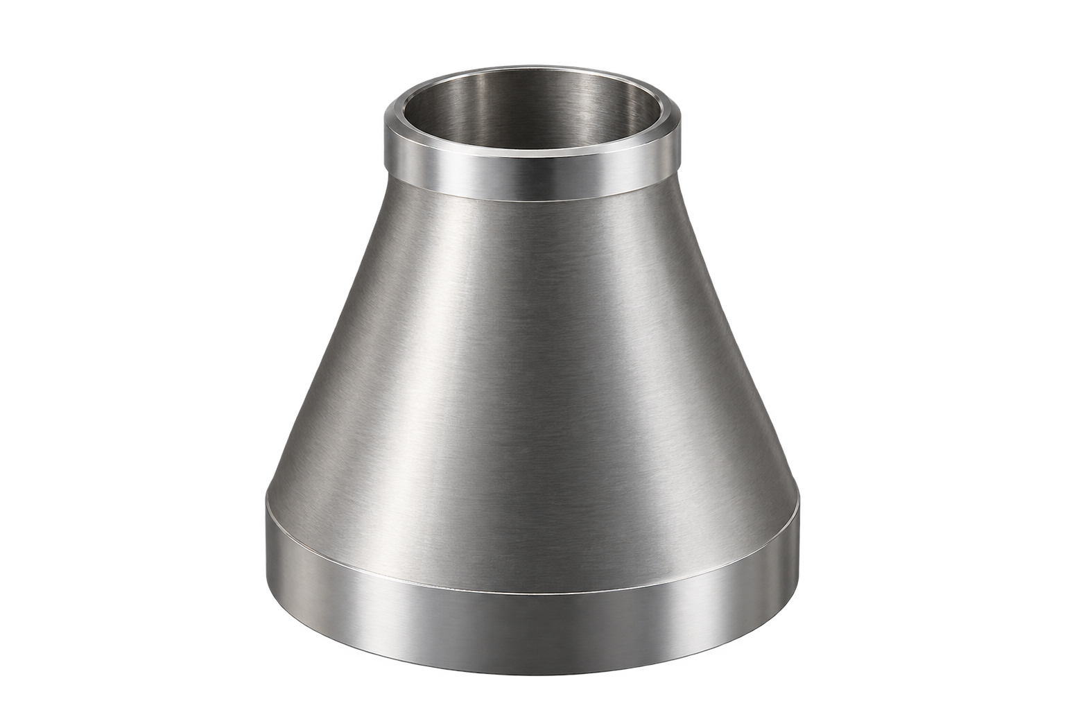 Stainless steel concentric butt weld reducer