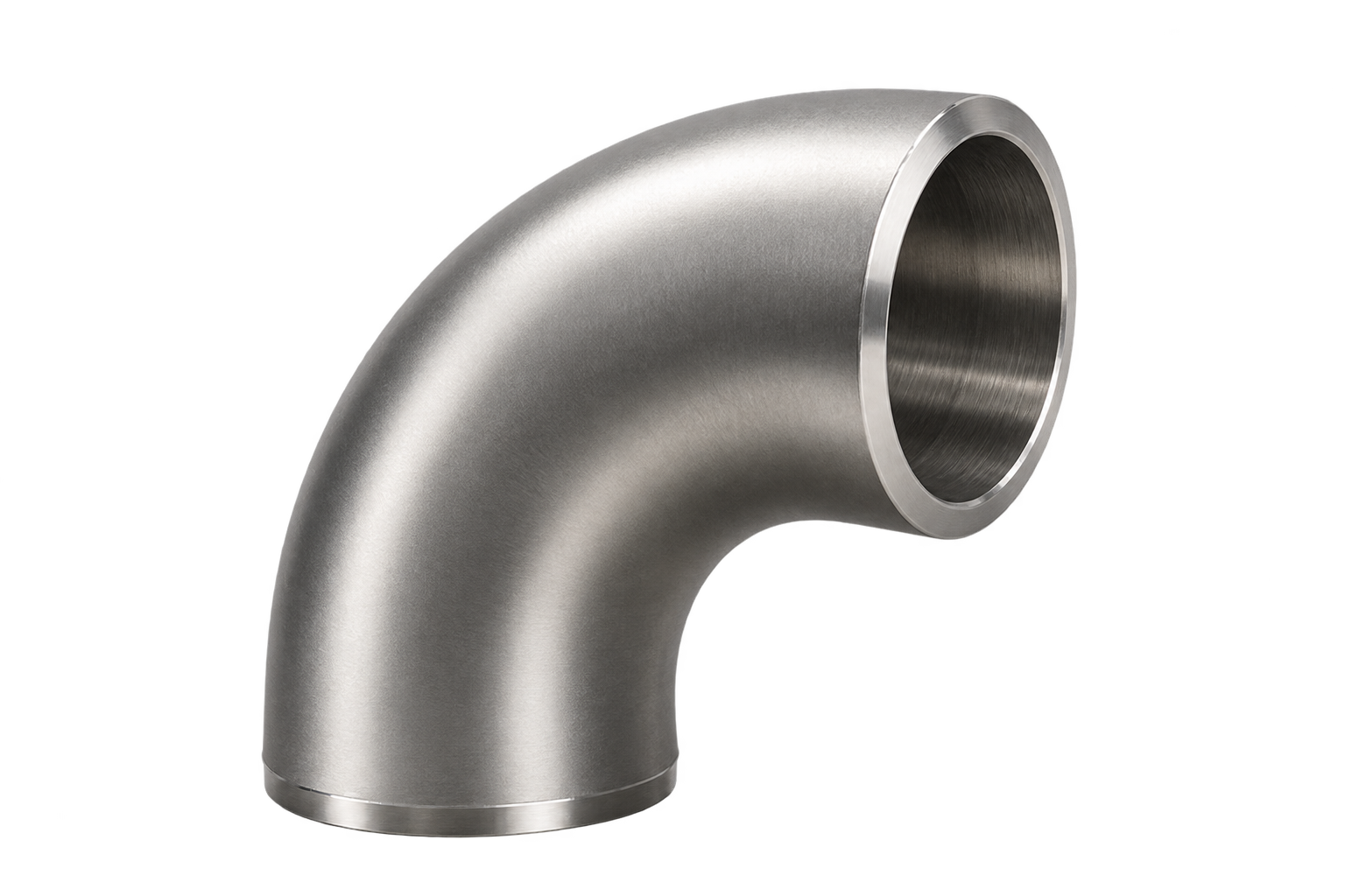Stainless steel butt weld elbow